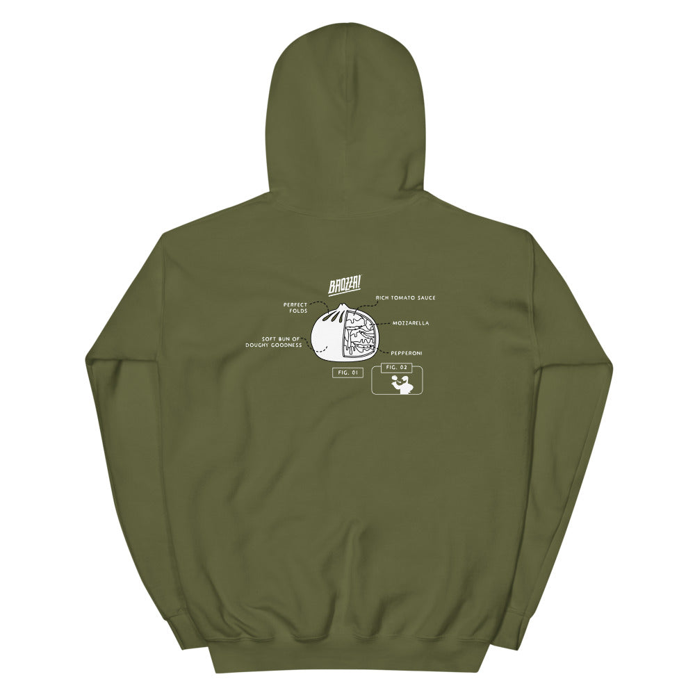 Baozza Hoodie with Backprinting
